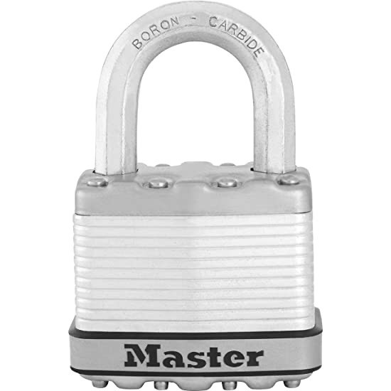 Master LOCK M15 EURDLF Body LOCK รวมใบเหล ็ กกว ้ าง 64 มม . จํานวนมาก 38 มม . สายล ็ อค Excell ยาวขึ ้ น