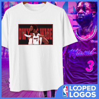 Dwyane เวด เสื้อยืดเอ็นบีเอ ไมอามี่ ฮีท เชิ้ต ยูนิเซ็กซ์ เอเชีย ไซส์ หลากหลายสี#nba 7XP