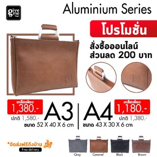 A4 Aluminium Handled Bag