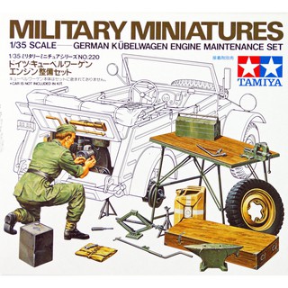 โมเดลประกอบ Tamiya 1/35 TA35220 KUEBELWAGEN ENGINE SET