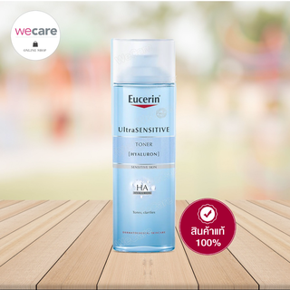 Eucerin Ultrasensitive Hyaluron Toner 200ml ยูเซอริน อัลตร้าเซ็นซิทีฟ [ไฮยาลูรอน] โทนเนอร์ ทำความสะอาดผิว