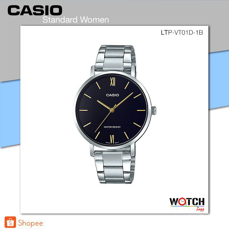 นาฬิกา Casio Standard Women นาฬิกาข้อมือผู้หญิง รุ่น LTP-VT01D LTP-VT01G  LTP-VT01D-1BLTP-VT01D-2 LTP-VT01D-7 30PX