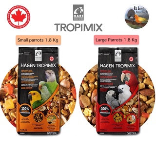 Tropimix Small Parrot/Large Parrot ขนาด1.8Kg ยกถุงตามภาพ