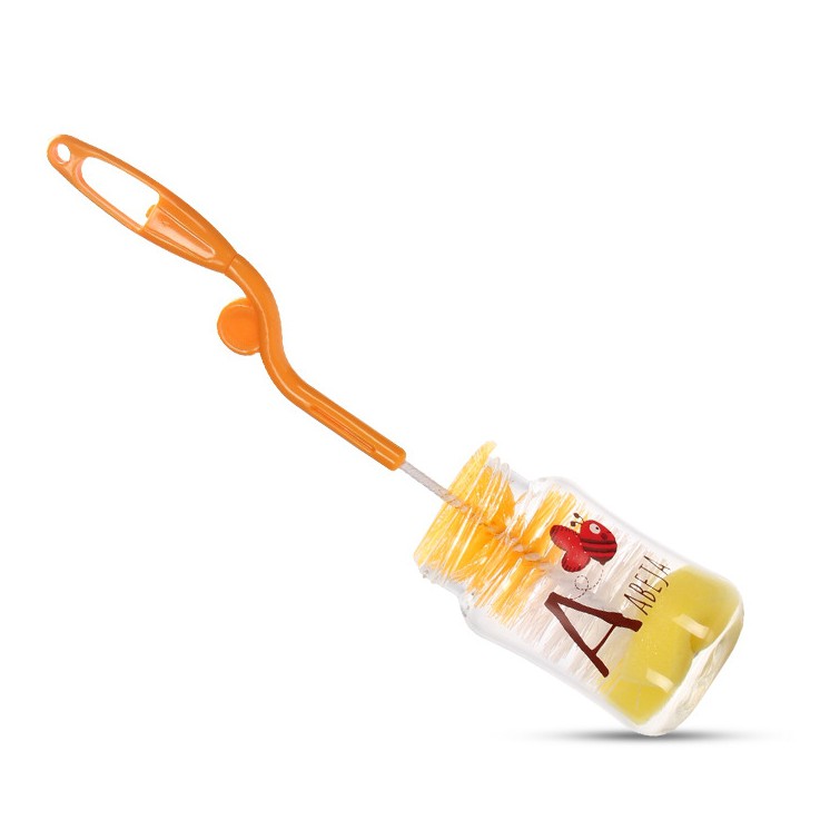 🔥[ พร้อมส่ง ]🔥 แปรงล้างขวดขวดนมและอุปกรณ์ (ชุด2ชิ้น) ทำความสะอาด  1ชุด/2ชิ้น - รูปที่ 5