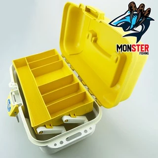 กล่องอเนกประสงค์เลเซอร์ 2 ชั้น Laser Tackle Box E-1 กล่องใส่อุปกรณ์ตกปลา