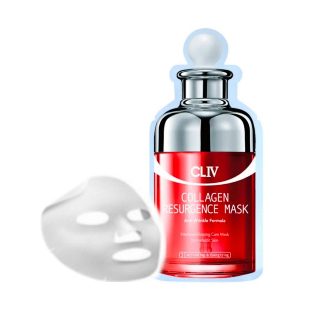 CLIVมาส์กCollagenResurgence Mask เพื่อเพิ่มความยืดหยุ่น พร้อมเพิ่มประสิทธิภาพการทำงานคอลลาเจน จากผิว