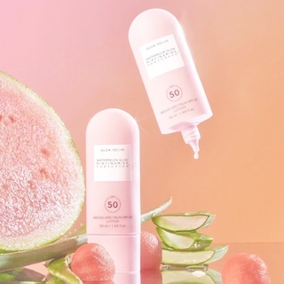 Pre-order aglow Recipe Watermelon Glow Niacinamide Sunscreen SPF 50