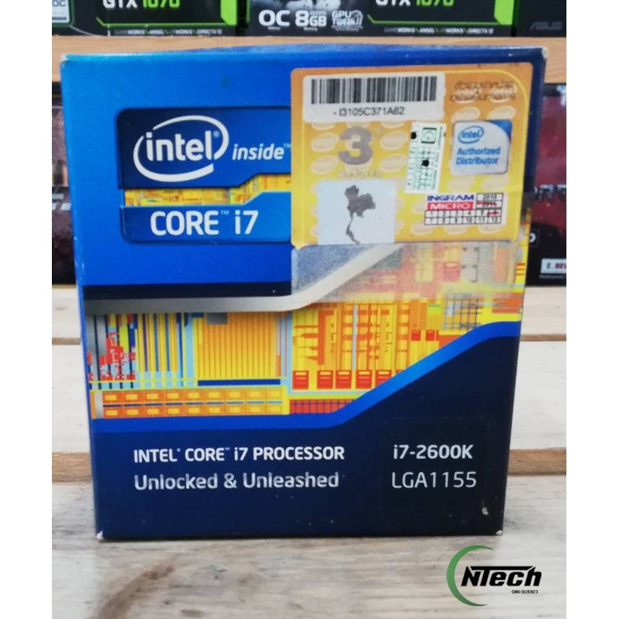 CPU PC I7-2600K ยี่ห้อ INTEL  ยี่ห้อ INTEL
