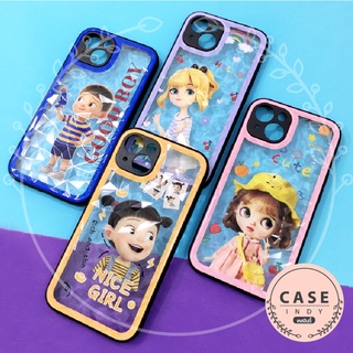 เคส Realme C11 C17 C35 เคสมือถือใสพิมพ์ลายการ์ตูน ผิว3D กันเลนส์กล้อง