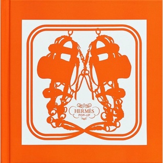 HERMES POP-UP(เล่มจริง-ของแท้): Gorgeous paper constructions expand on Hermès scarf designs in this luxury pop-up book