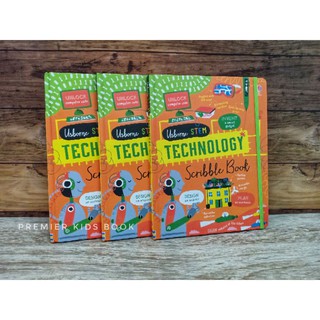 (New)Usborne STEM Technology Scribble Book (Hardback)