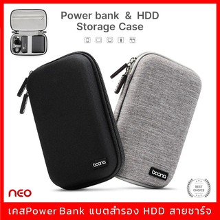 พร้อมส่ง!! เคสแบตสำรอง Power Bank เคสHardDisk กระเป๋าจัดระเบียบหูฟัง สายชาร์จ อุปกรณ์มือถือ EVA Hard Case