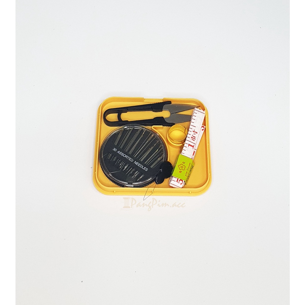 ชุดอุปกรณ์เย็บผ้าแบบพกพา หรือ  กล่องเครื่องมือ เข็ม ด้าย กรรไกร - รูปที่ 2