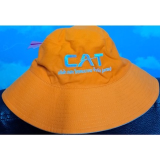 CAT หมวกบักเก็ตใส่ได้ 2 ด้าน ปัก  Cat Telecom Public Company Limited หมวกกันแดด