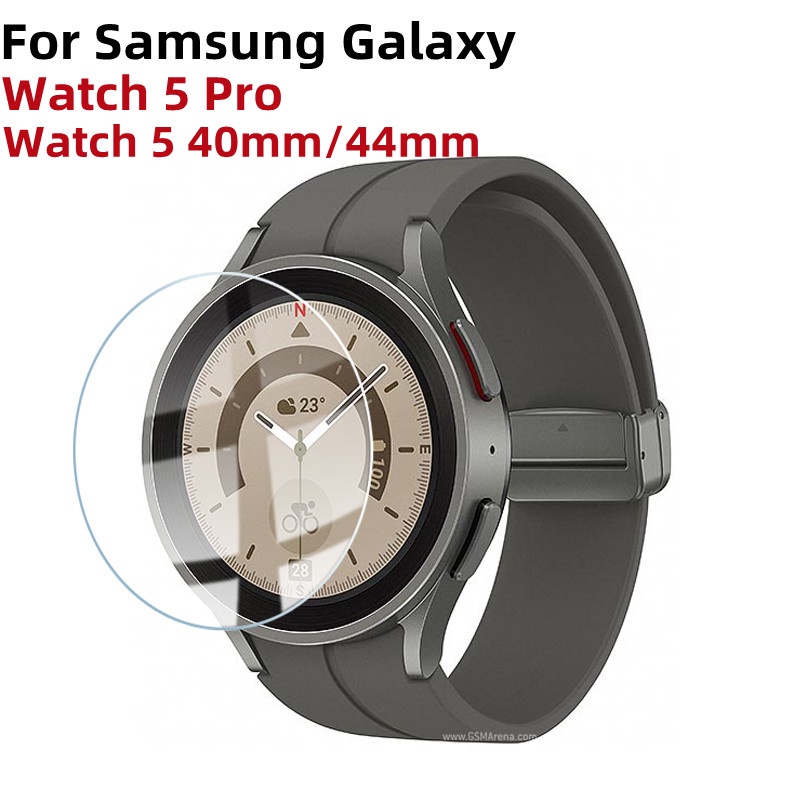 ฟิล์มกระจกนิรภัยกันรอยหน้าจอ สําหรับ Samsung Galaxy Watch 5 Pro 45 มม. Samsung Watch 5 Watch 4 40 มม. 44 มม. Watch 5 Pro