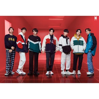 โปสเตอร์ รูปถ่าย บอยแบนด์ เกาหลี BTS 방탄소년단 FILA GO BEYOND POSTER 24"x35" Inch Korea Boy Band K-pop Hip Hop R&amp;B