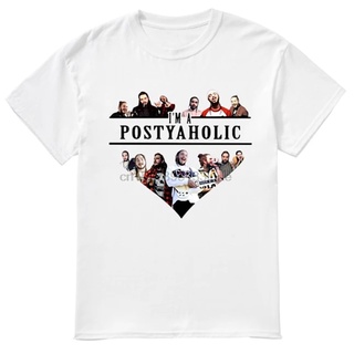 คอลูกเรือเสื้อยืด ลาย Post Malone Im A Posty Aholic เหมาะกับใส่กลางแจ้งS-5XL