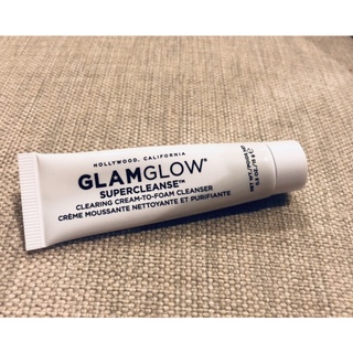 (ขนาดทดลอง 15 มล.) ครีมล้างหน้า GlamGlow SUPERCLEANSE™ Clearing Cream-To-Foam Cleanser 15 ml.