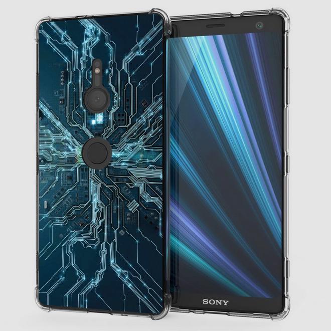 เคส สำหรับ Sony Xperia XZ3 Digital Series 3D Anti-Shock Protection TPU Case [DG002]