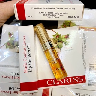 ลิปออยล์ Clarins Instant Light Lip Comfort Oil 2.8 ml #01 Honey