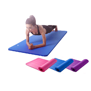 TOPHOMEE เสื่อโยคะ 183cmx61cm เสื่อออกกำลังกาย เบาะโยคะ เบาะรองออกกำลังกาย Yoga Mat วัสดุ NBRหนา(8mm) TPEหนา(6mm)