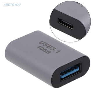 【3C】อะแดปเตอร์แปลงข้อมูล Mini 10Gbps USB 3.0 เป็น Type C ตัวเมีย เป็น USB 3.0 ตัวเมีย สําหรับคอมพิวเตอร์