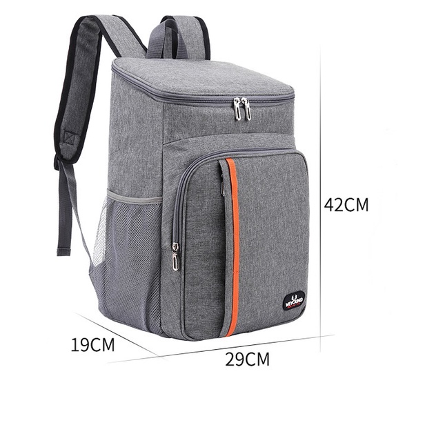 กระเป๋าเก็บความเย็น weyoung 22L แบบสะพายหลัง กระเป๋าเก็บอุณหภูมิ  สำหรับปิคนิค เก็บเครื่องดื่ม อาหาร  นมแม่ อื่นๆ ราคา ถูกที่สุด ดีลบีเคเค แกลเลอรีภาพที่ 6
