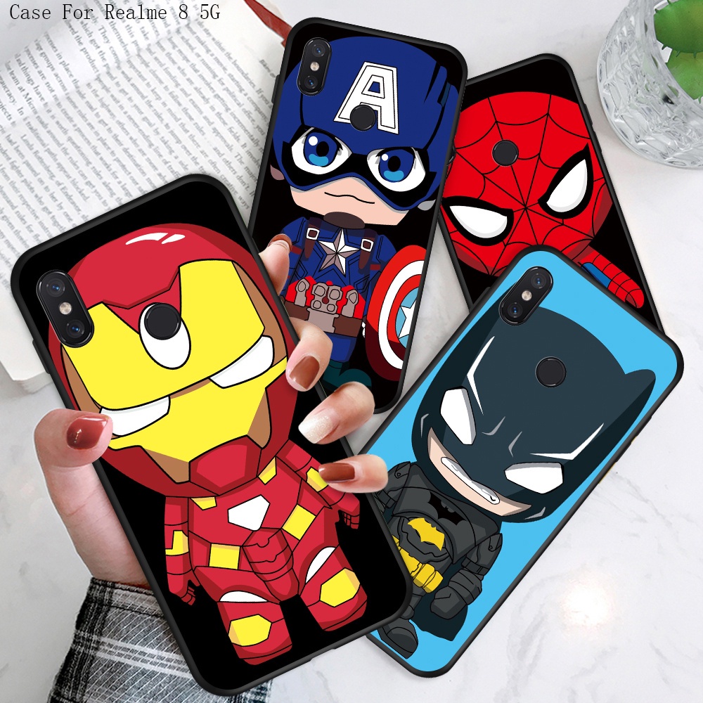 Realme 9 9I 8 8I Pro Plus Pro+ 4G 5G เคสเรียวมี สำหรับ Case Cartoon Anime hero เคสโทรศัพท์ TPU Cover