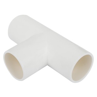 ข้อต่อสามทาง PVC SCG 20 มม. BS สีขาว PVC TEE CONDUIT FITTING SCG 3-WAY 20MM BS WHITE