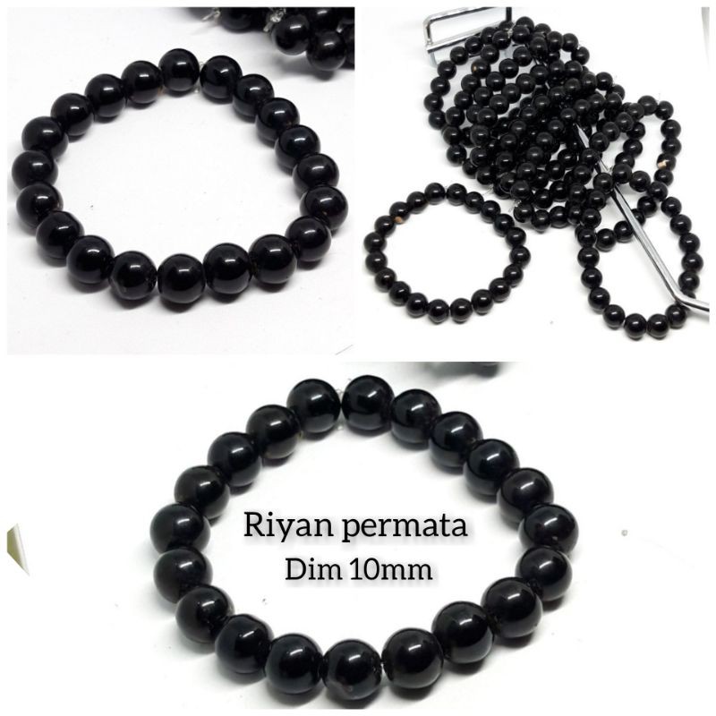 Black onyx stone bracelet