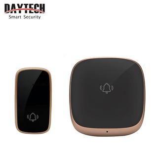 DAYTECH ออดไร้สาย ไม่ต้องใช้แบตเตอรี่ ไฟ LED แสดงสถานะ 1 ตัวรับ 1 ปุ่ม DB25