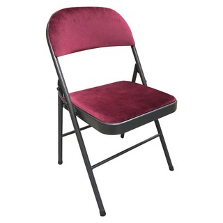 Multipurpose chair CHAIR FURDINI FAIR VELVET BURGANDY Multipurpose furniture Home &amp; Furniture เก้าอี้อเนกประสงค์ เก้าอี้