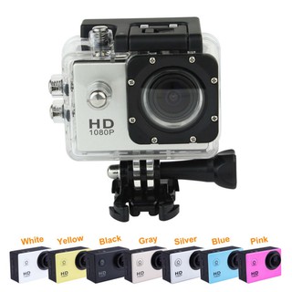 กล้องกันน้ำ/กันกระแทก WiFi New  HD 12MP Full HD 1080Pเลนส์  2.0 Action Camera Full Inch LCD Screen Sport DV Camera