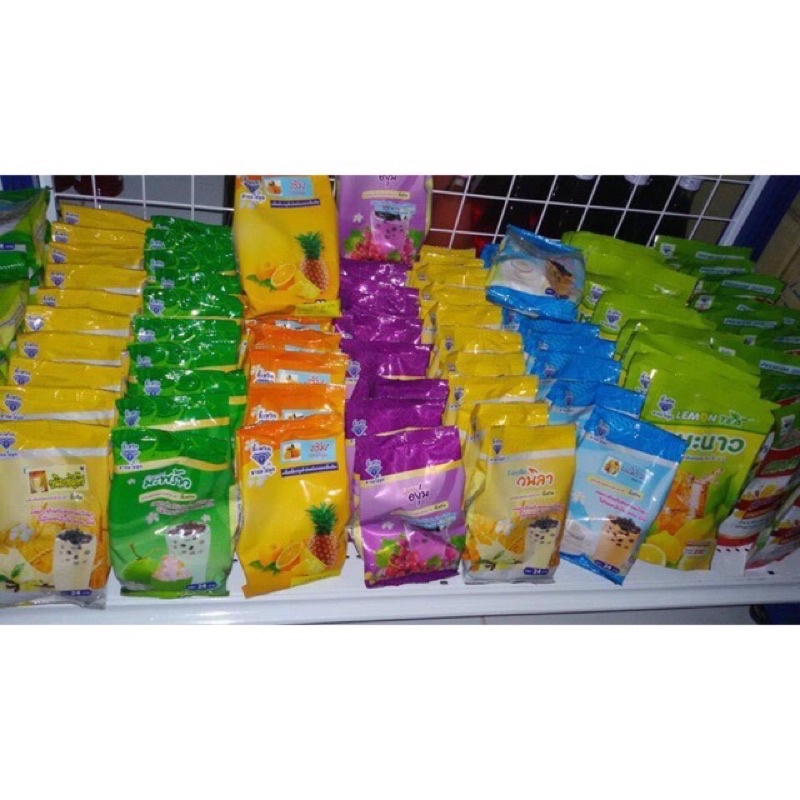 ผงชาไข่มุก ยี่ห้ออี้เหวิน ผงผลไม้ไข่มุก ขนาด120ก. - รูปที่ 7