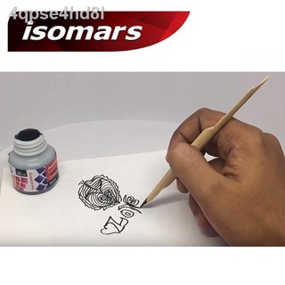 ▨✘✲ISOMARS INDIA INK ISM 30ML. (India Waterproof Drawing Ink)