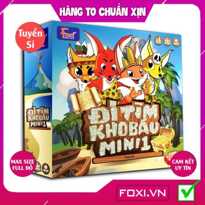 บอร์ดเกม - Finding treasure mini 1 Foxi - ของเล่นเสริมพัฒนาการการคิด - เล่นง่าย - สนุก - ราคาถูกสุดๆ