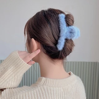 A406 กิ๊บหนีบผม สไตล์เกาหลี กิ๊บหนีบผมปุกปุย พร้อมส่งในไทย