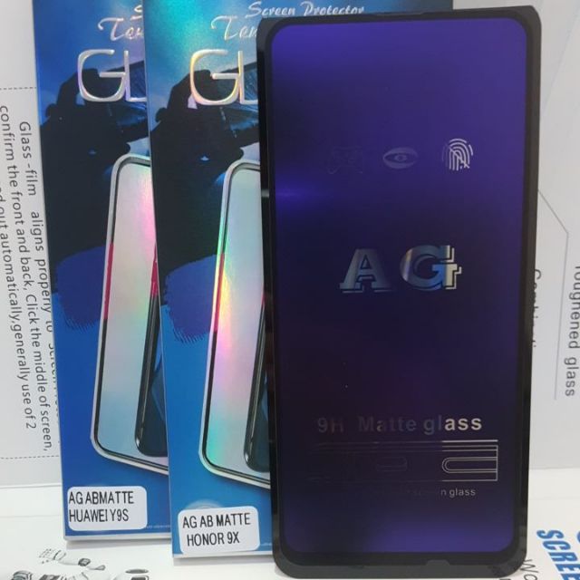 Huawei Honor 9X / Huawei Y9S AG Matte 9H กระจกนิรภัยป้องกันบลูเรย์
