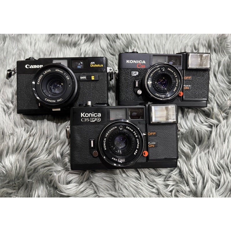 กล้องฟิล์ม Konica C35 AF(auto focus ) EF, EFD, คอมแพค Canon A35