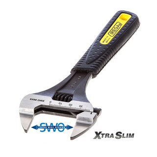 ประแจเลื่อนแบบบาง รุ่นปากขยาย SWO 8นิ้ว IREGA SWO99xs-8  XTRA SLIM &amp; SUPER WIDE OPENING