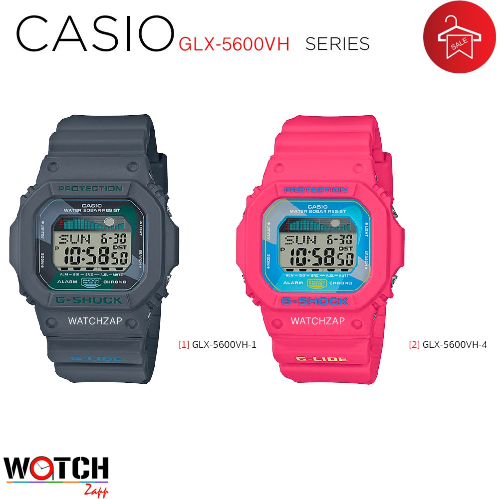 Casio G-shock G-Lide นาฬิกาข้อมือ สายเรซิ่น รุ่น GLX-5600VH GLX-5600VH-1 GLX-5600VH-4(CMG)