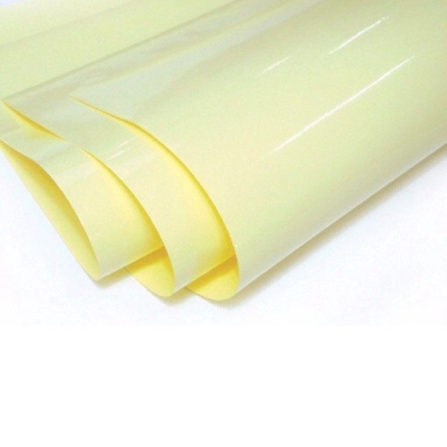 สติ๊กเกอร์ สติ๊กเกอร์เคลือบ สติ๊กเกอร์ใสพลาสติก PVC ใส ขนาด 53 x 70 ซม. (แพ็ค 5, 10, 25 แผ่น)