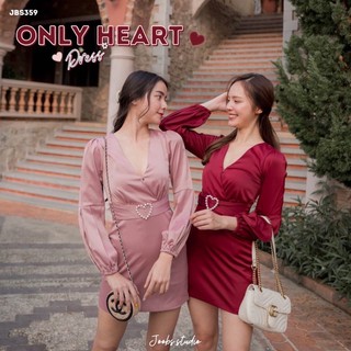 💎พร้อมส่ง💎Joobs 💕only heart dress