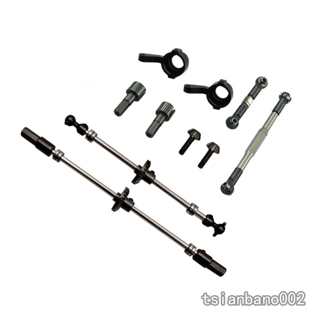 Equlup RC -Autorreifen Und, 4WD -Aluminium -Leichtmetall -Rad -Hub