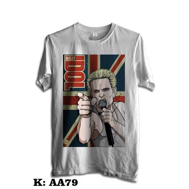 เสื้อยืด BILLY IDOL DISTRO