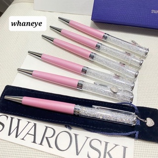 (พร้อมส่ง)*New*SWAROVSKI Crystalline Heart Ballpoint Pen, Pink