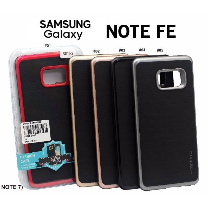 เคส Samsung Galaxy Note FE Note 7 Note Fan Edition เคส Motomo Ino Line Infinity ชุดป้องกันของ TPU และโพลีคาร์บอเนต Case