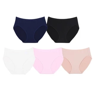 Wacoal Surprise Panty กางเกงในใส่สบายวาโก้ รูปแบบ Bikini แพ็ค 5 ชิ้น รุ่น WU1C34/WU1F34 คละสี (BL,BE,CP,CR,PU)