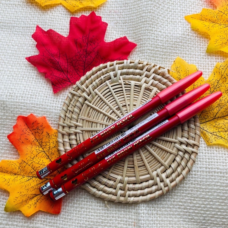 ดินสอเขียนคิ้วสวีทฮาร์ท แบบมีกบ Sweet Heart Eye Brow Pencil 1แพ๊ค 12 แท่ง