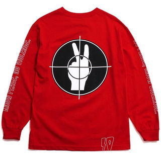 SLUM LTD - 10DEEP NO PEACE L/S Red